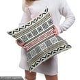 thumbnail image 4 of Ambesonne Ethnic Fabric by the Yard Upholstery, Geometric Pattern, 10 Yards, Cream Black Ruby, 4 of 4