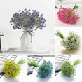 thumbnail image 6 of Girlsshop 16Pcs/Bouquet Gypsophila Breath Fake Silk Artificial Flower Home Wedding Party,White, 6 of 7