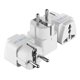thumbnail image 2 of Adaptador de Corriente de Viaje Ceptics Schuko Alemania Francia Tipo E/F, 2 of 2