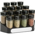 thumbnail image 1 of Trudeau 16-Bottle Spice Rack, Glass bottles, Comes with 16 Savoury Spices, 1 of 4