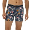 thumbnail image 2 of Men'S Boxer Briefs, Retro Hawaiian Style Soft And Breathable Mens Underwear Boxer Briefs With Widen Waist, 2 of 2