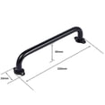thumbnail image 5 of 10 Inch Metal Industrial Pipe Wall Handrail - Pipe Barn Door Pull Handle, Staircase Steps Handrail, 5 of 5