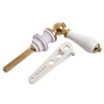 thumbnail image 4 of Taituoti Traditional Porcelain & Gold Victorian White Toilet Cistern Lever Flush Handle, 4 of 9
