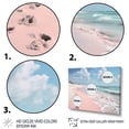thumbnail image 3 of Designart "Pink Simplicity Beach Landscape II" Landscapes Wall Decor, 3 of 5
