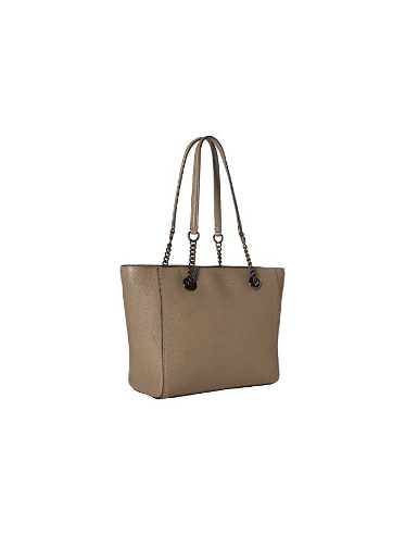 coach turnlock chain tote 27 in polished pebble leather