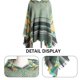 thumbnail image 3 of Chal con capucha a cuadros para mujer, manta, poncho, sudadera con capucha, chal con borlas, 3 of 5