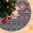 thumbnail image 5 of FMSHPON Aztec Xmas Christmas Tree Skirt Stand Mat for Holiday Party Decoration Indoor Outdoor 36 inches, 5 of 6