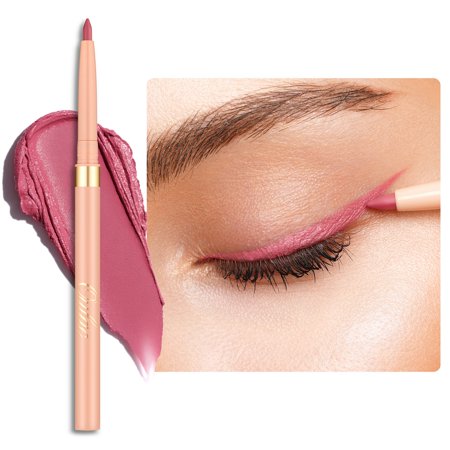 Oulac Eyeliner Pencil Waterproof , Retractable Eye Liner Pen, Smooth and Creamy Eye Makeup for Precision Application Vegan & Cruelty-Free, 0.28 g/ 0.01 oz，04Pink Treat