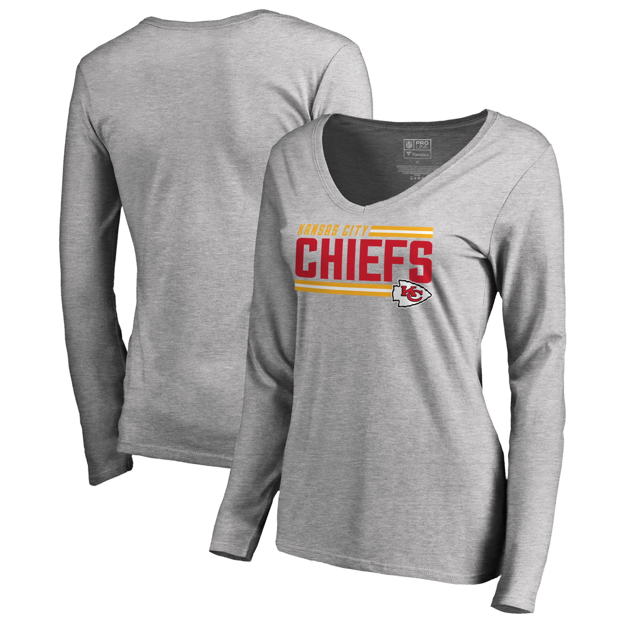 Kansas City Chiefs NFL Pro Line by Fanatics Branded Women's Iconic Collection On Side Stripe