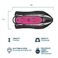 thumbnail image 2 of Sledge Neon Grip Bobsled with Insulating and Waterproof Seat by Gizmo Riders - Monster Pink, 2 of 7
