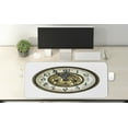thumbnail image 2 of Clock Computer Mouse Pad, Antique Theme a Vintage Style Face on It Modern Design Pattern Print, Rectangle Non-Slip Rubber Mousepad X-Large, 35" x 15" Gaming Size, Multicolor, by Ambesonne, 2 of 2