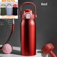 thumbnail image 3 of 2L Tumbler Thermo Bottle Large Capacity With Straw Stainless Steel Thermal Water Bottle Cold and Hot Thermo Cup Vacuum Flask Gym, 3 of 5