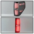 thumbnail image 2 of Fits 2009-2014 Ford F-150 Spyder Automotive Tail Light Assembly - LED 5008374 Tail Light Assembly- LED; Clear Lens; Black Housing; LED Bulb/Uses OE Reverse Bulb, 2 of 9