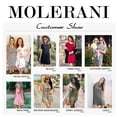 thumbnail image 3 of Vestido tipo camiseta MOLERANI para mujer, casual, holgado, blanco, 3XL, 3 of 4