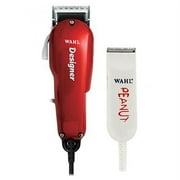Wahl LIGHTWEIGHT Hair Clipper and Classic Peanut Trimmer Combo Kit, Ergonomically Designed, with 10 Trimming Guides (1/8" - 1") Combined