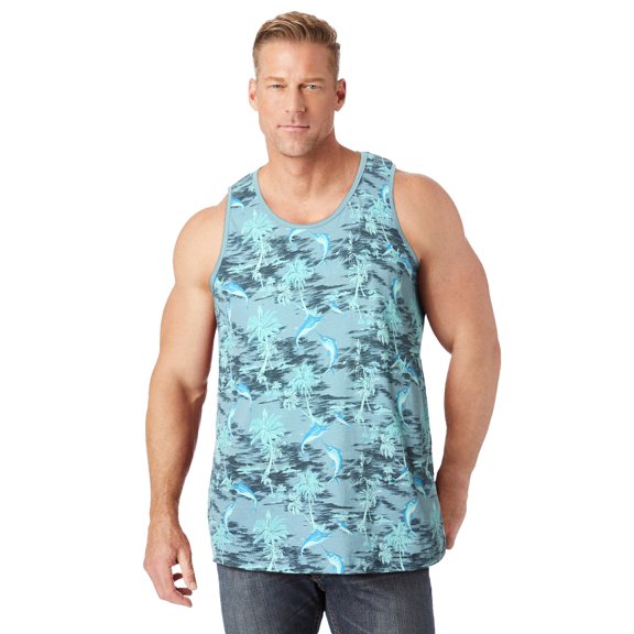 KingSize Men's Big & Tall Shrink-Less Lightweight Tank