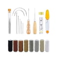 thumbnail image 1 of Naiovety Kit de herramientas para manualidades de cuero, Kit de reparación, agujas de coser a mano de cuero, agujas de hilo, agujas de costura de ojo De coser Naiovety HA018495-00, 1 of 6