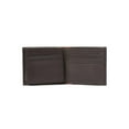 thumbnail image 2 of Tommy Hilfiger Two Tone Brown Smooth Stitch Leather Bifold Passcase Wallet, 2 of 7