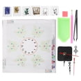 thumbnail image 3 of Diamond Painting Kit, Painting Clock Kit, Soft And Foldable -quality Diamond Painting Corridor For Living Room Coffee Shop Bedroom ANGGREK DZ243, 3 of 8