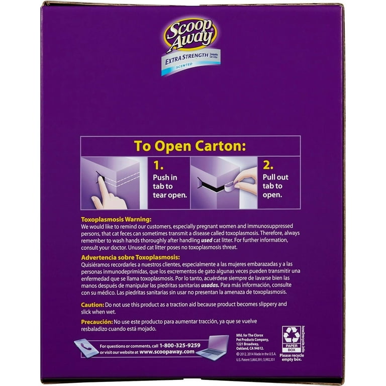 Scoop away extra strength cat outlet litter