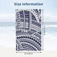 thumbnail image 4 of Yibo Colorful Stripes Beach Towel, Portable Quick Dry Sand Free Super Absorbent Beach Towel, 4 of 7