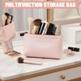 thumbnail image 4 of 3Pzs Cosmetiqueras para Maquillaje, Portátil Impermeable Bolsa de maquillaje Viaje, Portátil Bolsa de Maquillaje Multifuncional, Grande Organizador Estuche Maquillaje, Neceser de Viaje Mujer, 4 of 4