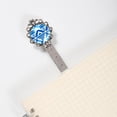 thumbnail image 2 of Flag of Israel Vintage Silver Lace-Edged Bookmark: a Gift for Book Lovers and Readers, 2 of 5