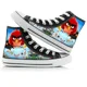 thumbnail image 4 of Angry Birds-zapatos de lona antideslizantes transpirables para hombre y mujer, zapatillas informales de alta calidad con imagen de animación de dibujos animados para estudiantes, novedad, 4 of 5