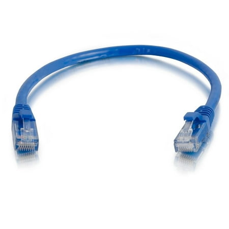 C2G/Cables to Go 00393 Cat5e Snagless Unshielded (UTP) Network Patch Cable, Blue (4 Feet/1.22 Meters), Snagless design for network adapters,.., By C2G/ Cables To