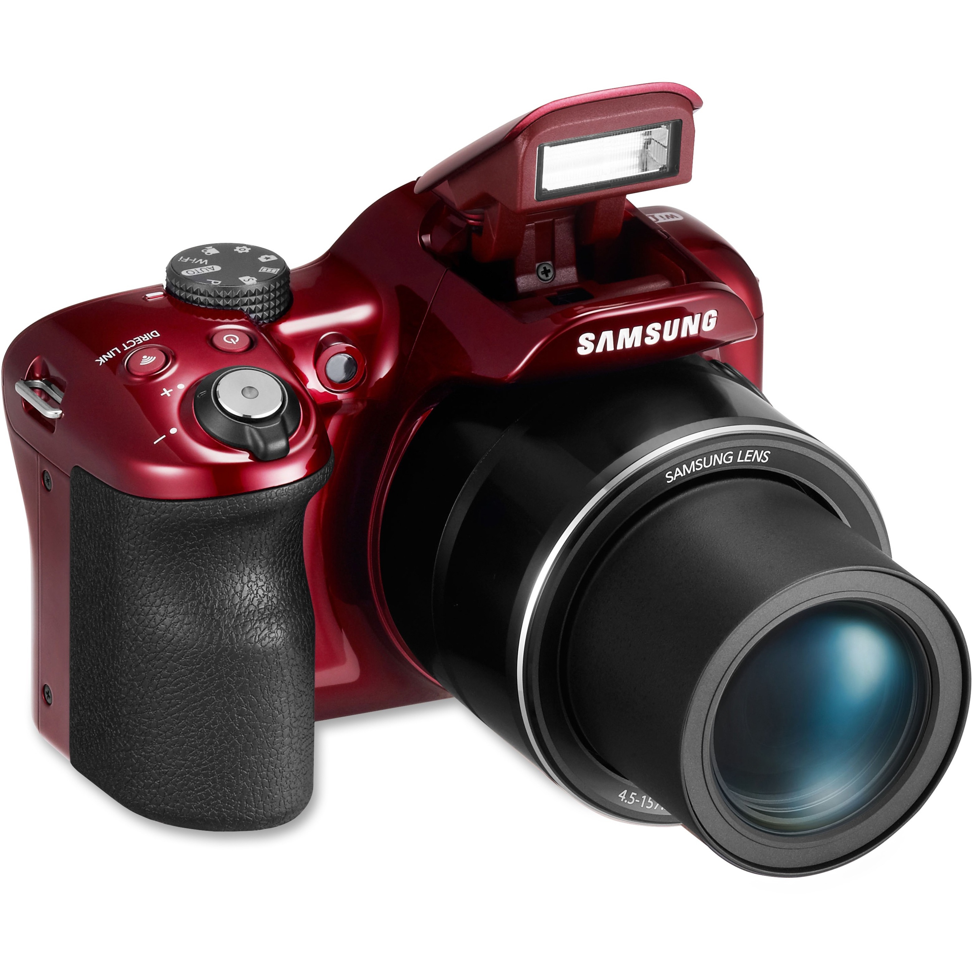 Samsung WB1100F 16.2 Megapixel Compact Camera, Red - image 4 of 5