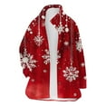 thumbnail image 4 of Womens Coats Christmas Printed Turdown Collar Button Casual Winter Loose Long Sleeved Jacket,Coats for Women Red S, 4 of 6