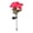 Hot Pink, variant on Dpityserensio 7 LED Solar Rose Flower Lights Outdoor Waterproof Plastic Garden Stake Lights with Auto Off for Yard Pathways Decor Fall Decor Christmas