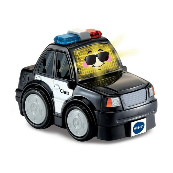 VTech Go! Go! Smart Wheels® Helpful Police Car Kids' First Toy Car for Toddlers- French Version
