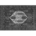 thumbnail image 1 of Ahgly Company Indoor Rectangle Medallion Gray Traditional Area Rugs, 7' x 9', 1 of 1