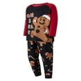 thumbnail image 2 of Christmas Pajamas for Family  Long Sleeve Gingerbread Man Print Tops + Pants Set, 2 of 9