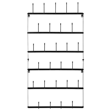 - Metal Coffee Mug Rack - Large 6 Row Wall Mounted Storage Display Organizer Rack For Coffee Mugs, Tea Cups, Mason Jars, and More