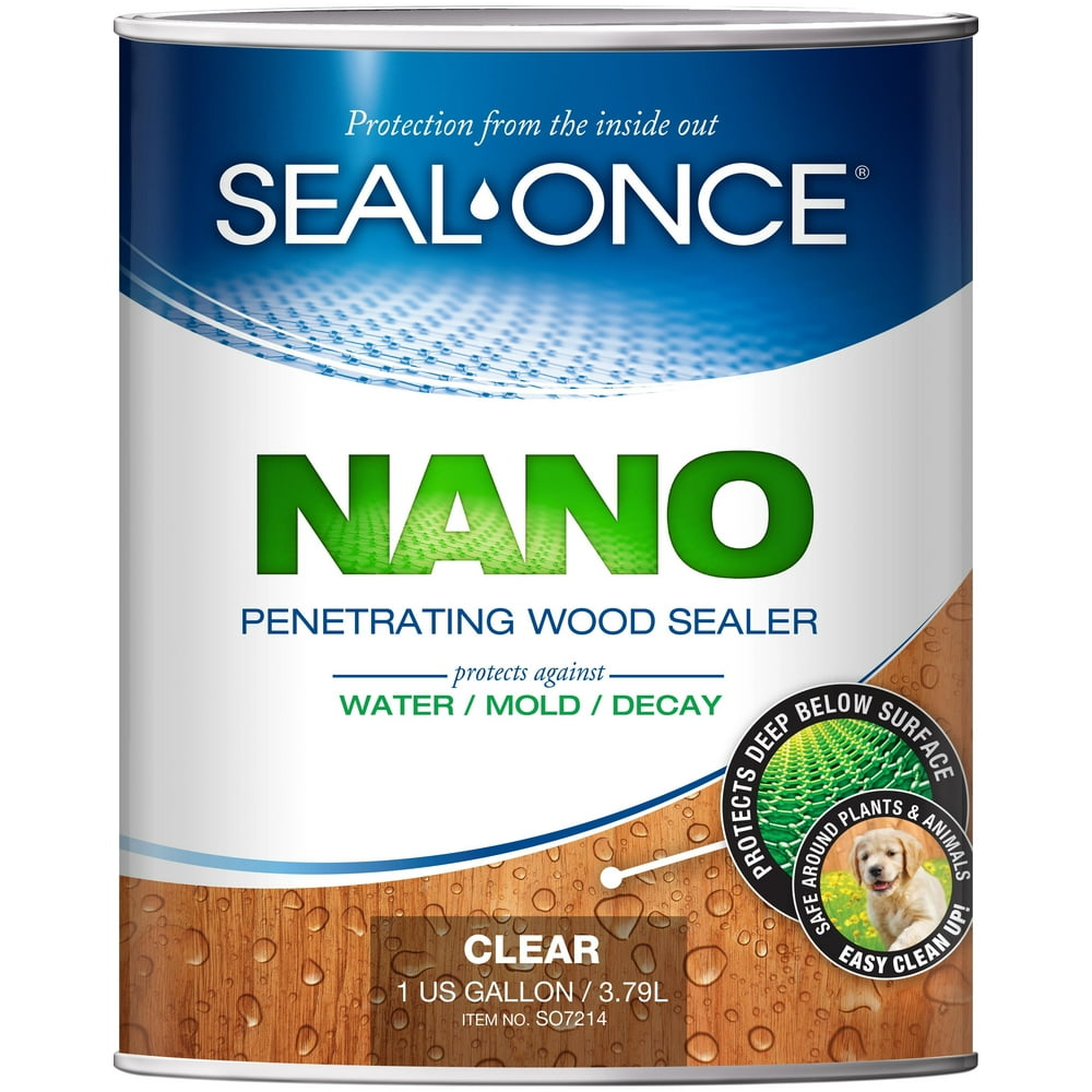 SEALONCE NANO Wood Sealer & Stain 1 Quart. Waterbased