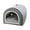 Gray, variant on Dog House Indoor,2 in 1 Washable Covered Dog Cat Bed,Insulated Cozy Pet Dog Igloo Cave,L Size for Cats and Puppies (Gray)