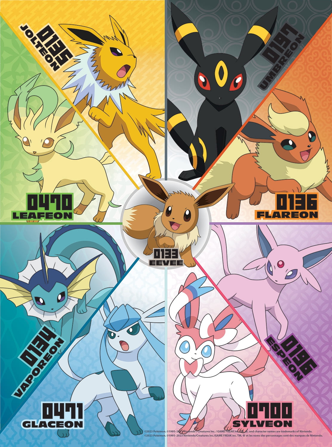 Buffalo Games Multi-Piece Pokemon Eevee Montage Adult Interlocking Jigsaw Puzzle