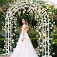thumbnail image 1 of Arche de Mariage en Métal Robuste pour Jardin, Tonnelle, Support Floral Intérieur/extérieur, 1 of 12