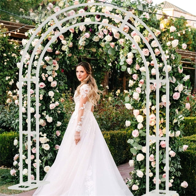 Arche de Mariage en Métal Robuste pour Jardin, Tonnelle, Support Floral Intérieur/extérieur