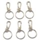 thumbnail image 1 of Llavero de Anillo Dividido Con Cierre giratorio de Resorte de Liberación Rápida Sunnimix Plata, 1 of 3