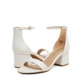 thumbnail image 2 of BURUDANI Womens Low-Chunk Low Heel Pump Wide Sandal, 2 of 4