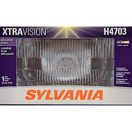 SYLVANIA - H4703 XtraVision Sealed Beam Headlight - Halogen Headlight Replacement Delivers More Downroad Visibility (Contains 1 Bulb)