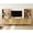 Oak, variant on Modern Fluted TV Stand with Bookshelves for Tvs up to 75", Large Entertainment Center with Storage Cabinet, 14-Tier TV Console with Reeded Doors For Living Room, Bedroom