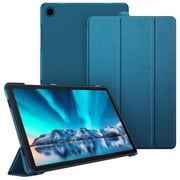 Fintie SlimShell Case for Samsung Galaxy Tab A11+ Plus 2025/ A9+ Plus 11 Inch 2023, Lightweight Stand Translucent Frosted Back Cover, Auto Wake/Sleep, Blue