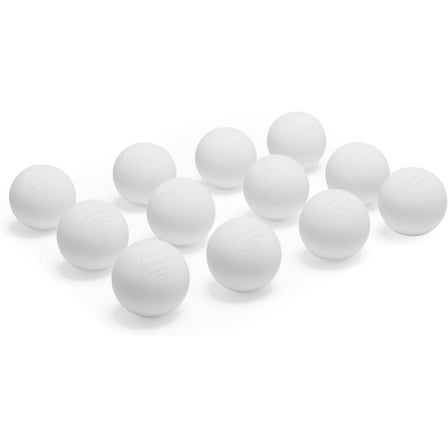 Champion Sports Lacrosse Balls: Official Size Sporting Goods Equipment for Professional, College & Grade School Games, Practices & Recreation - NCAA, NFHS and SEI Certified (12-pk-white)