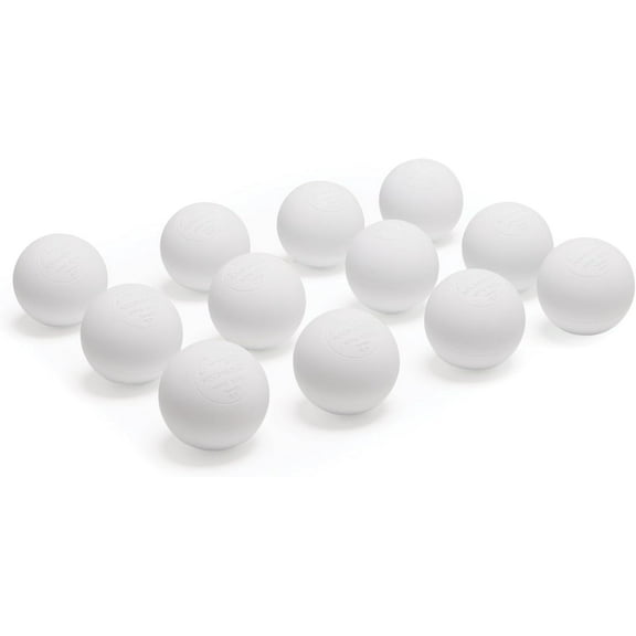 Champion Sports Lacrosse Balls: Official Size Sporting Goods Equipment for Professional, College & Grade School Games, Practices & Recreation - NCAA, NFHS and SEI Certified (12-pk-white)