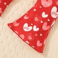 thumbnail image 5 of Gvdentm Baby Girl Clothes 12 Months Toddler Girl Outfits Ruffle Shirt Pants Cute Outfit Set Baby Girl Fall Winter Clothes(Red,12-18 Months), 5 of 8