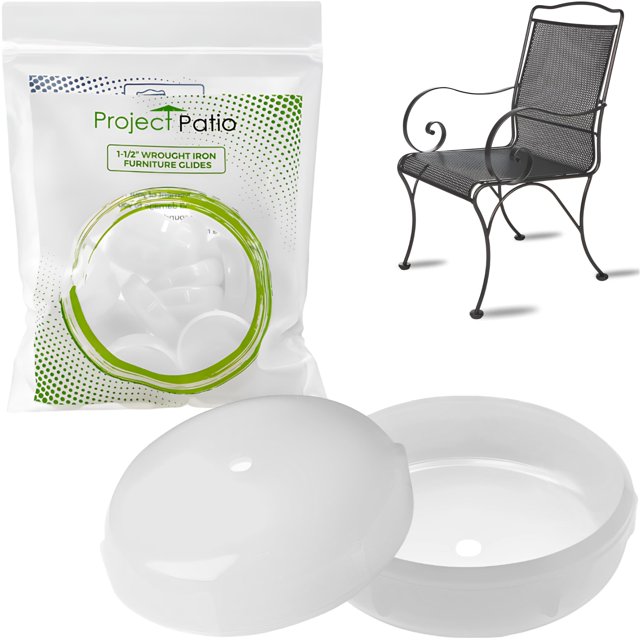 Tapones para Patas de Muebles Project Patio de Hierro Forjado de 1.5" - Paquete de 24